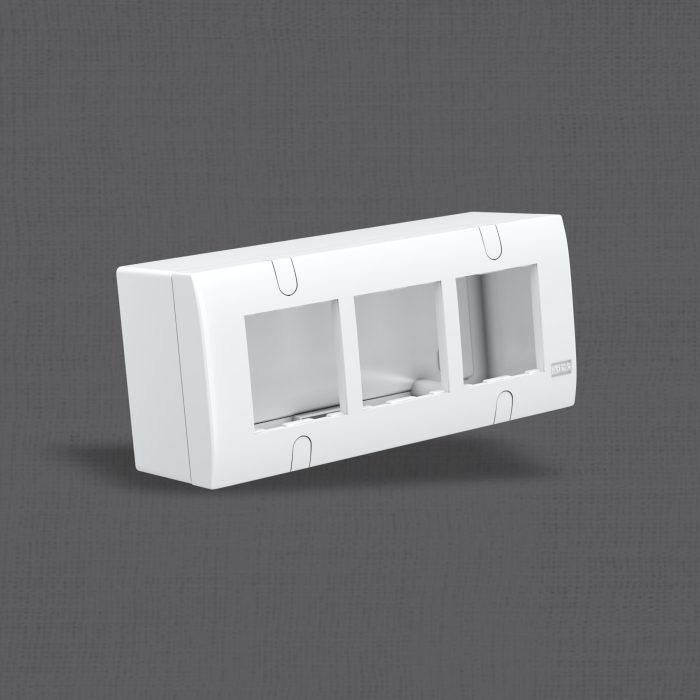 6 MODULAR SURFACE BOX