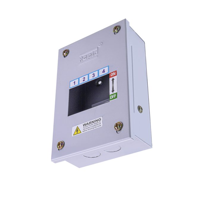 4 WAY SINGLE DOOR MCB BOX