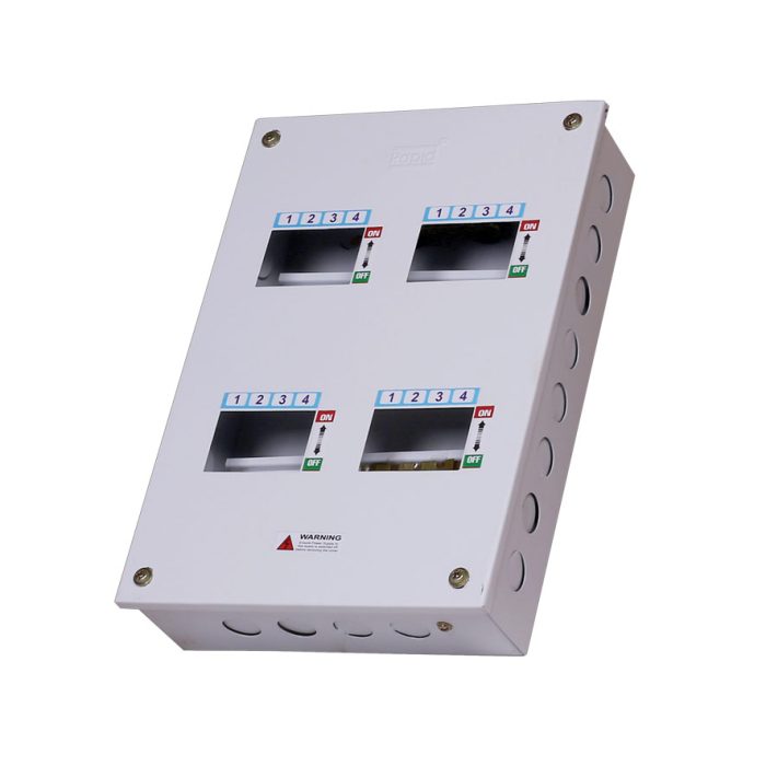 4 WAY SINGLE DOOR MCB BOX