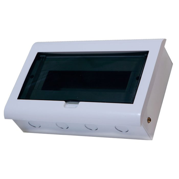 10-12 WAY WHITE LINE MCB BOX