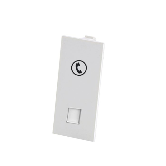 2 LINE TELEPHONE JACK WITH SHUTTER