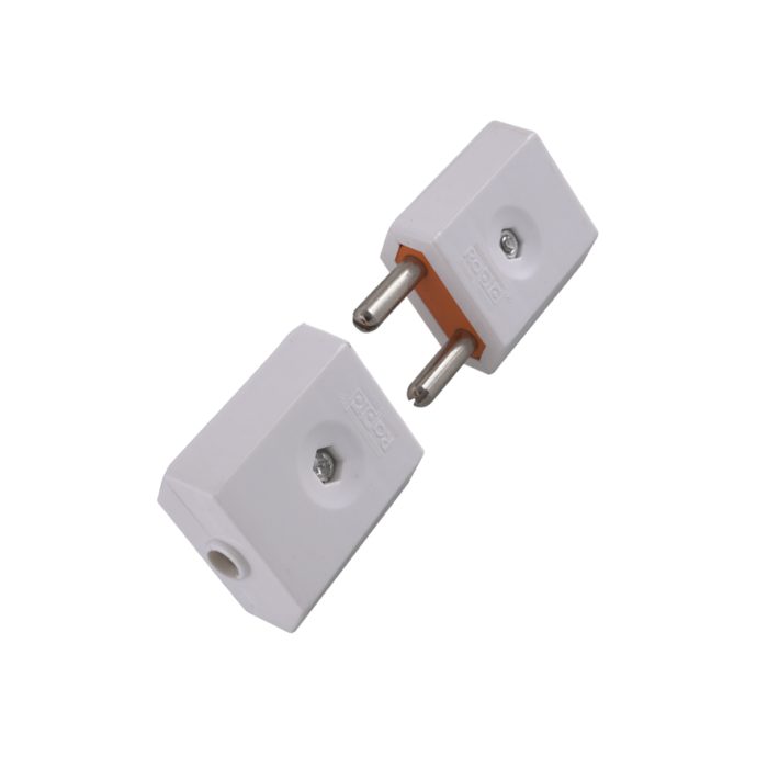 MALE-FEMALE PIN-3 PARTS WHAITE