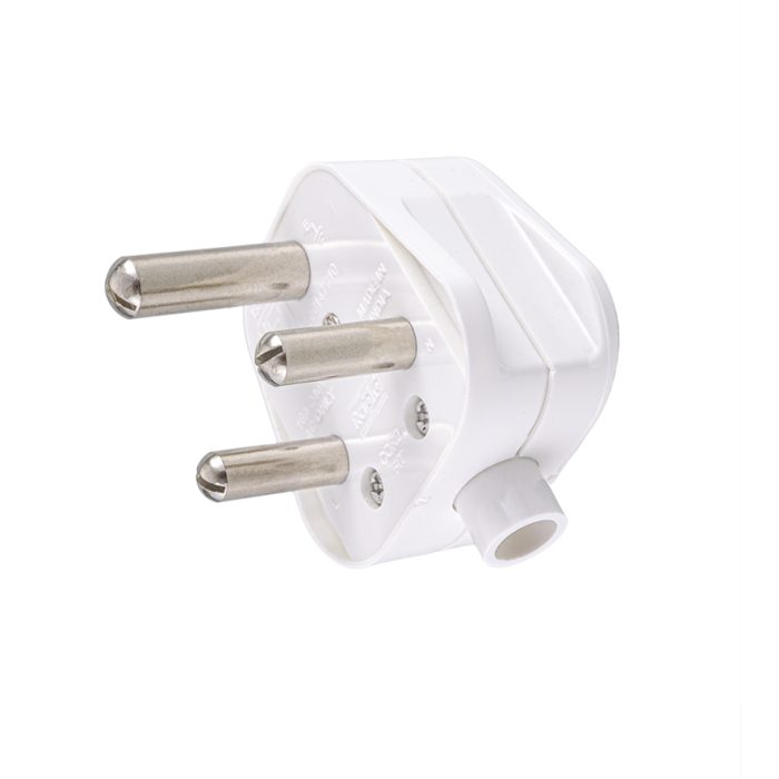 25A. 3-PIN PLUG TOP WITH GOLD AND SILVER