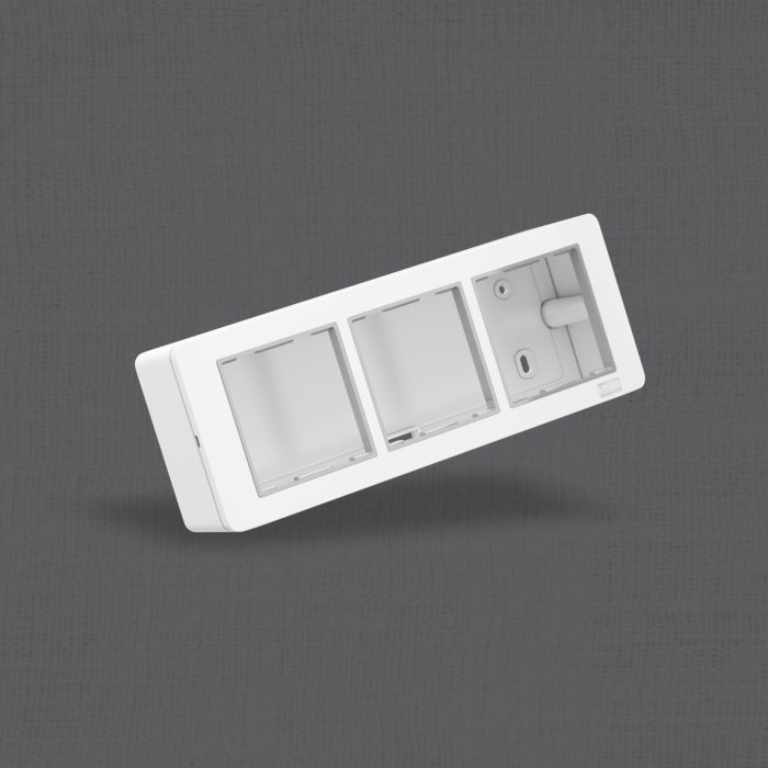 6 Modular Silver Line Surface Box