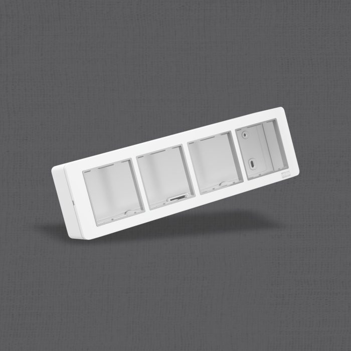 8 Modular H/Z Silver Line Surface Box