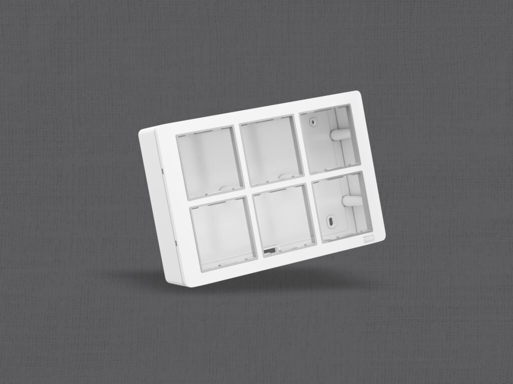 12 Modular Silver Line Surface Box - Rapid Electric